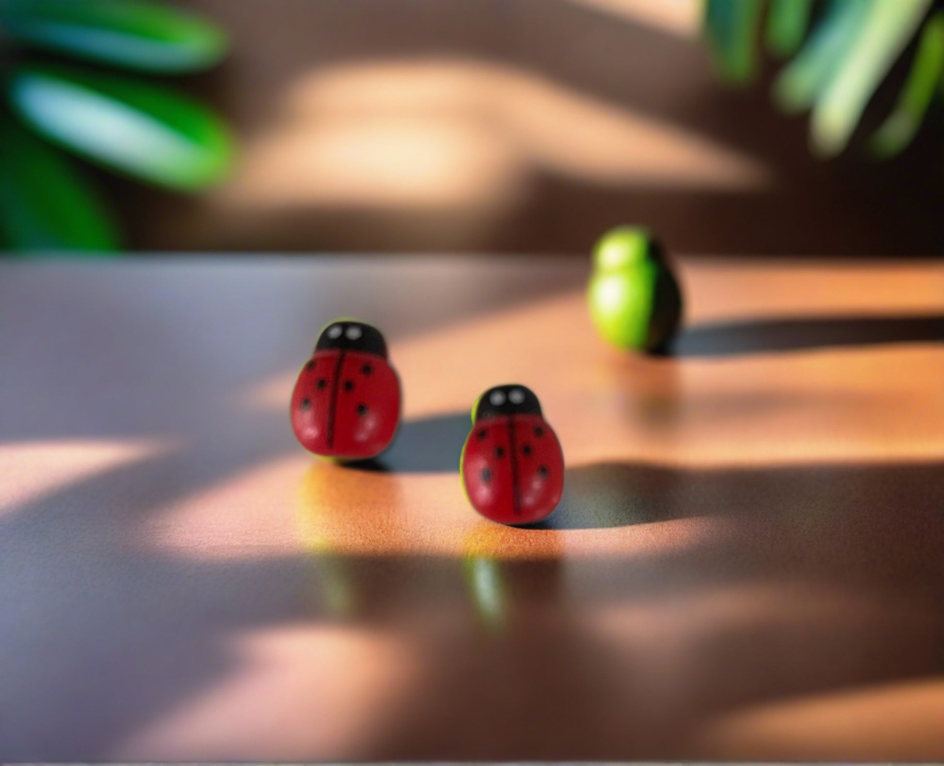 Mini Ladybug Stud EarringsPink tiful of LOVE
