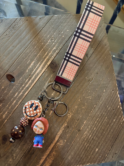 Chucky Doll Wristlet Keychain