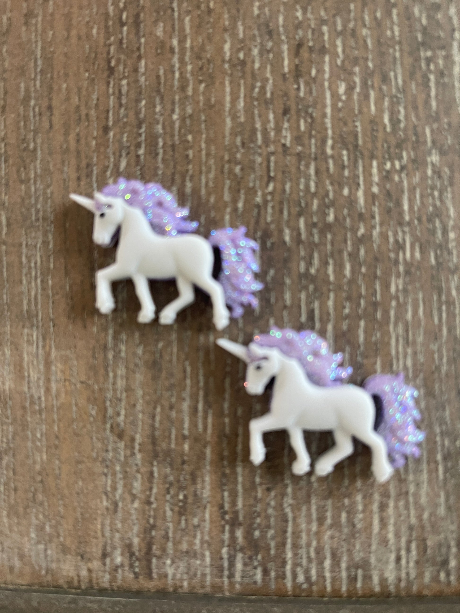Enchanted Unicorn-Purple Love Post EarringsPink tiful of LOVE