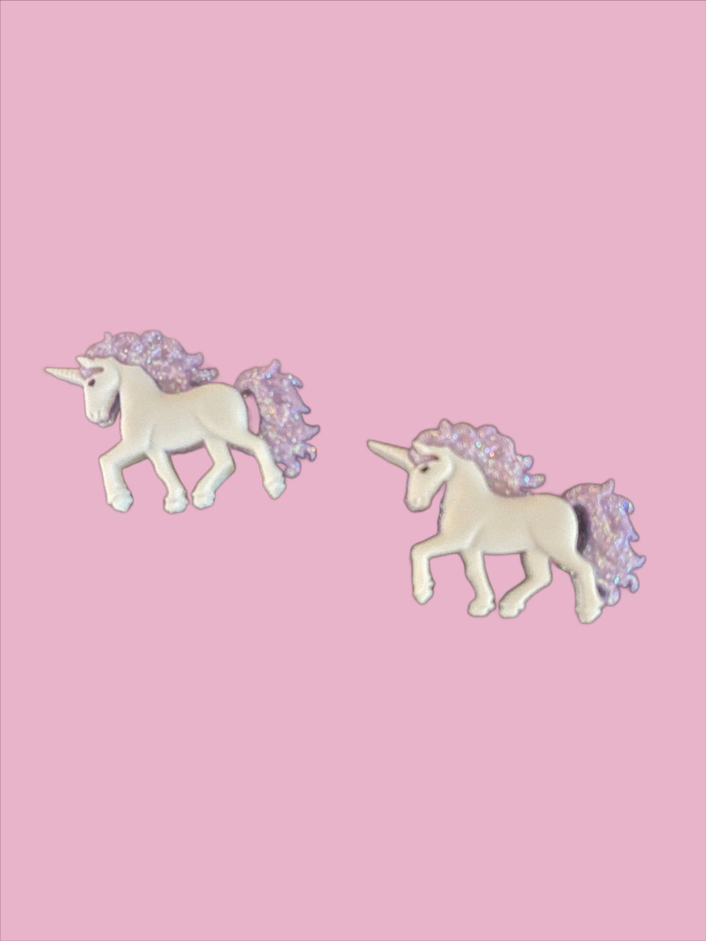 Enchanted Unicorn-Purple Love Post EarringsPink tiful of LOVE