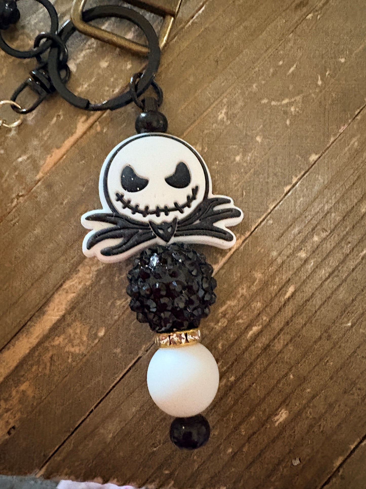 Jack Skellington Wristlet Keychain
