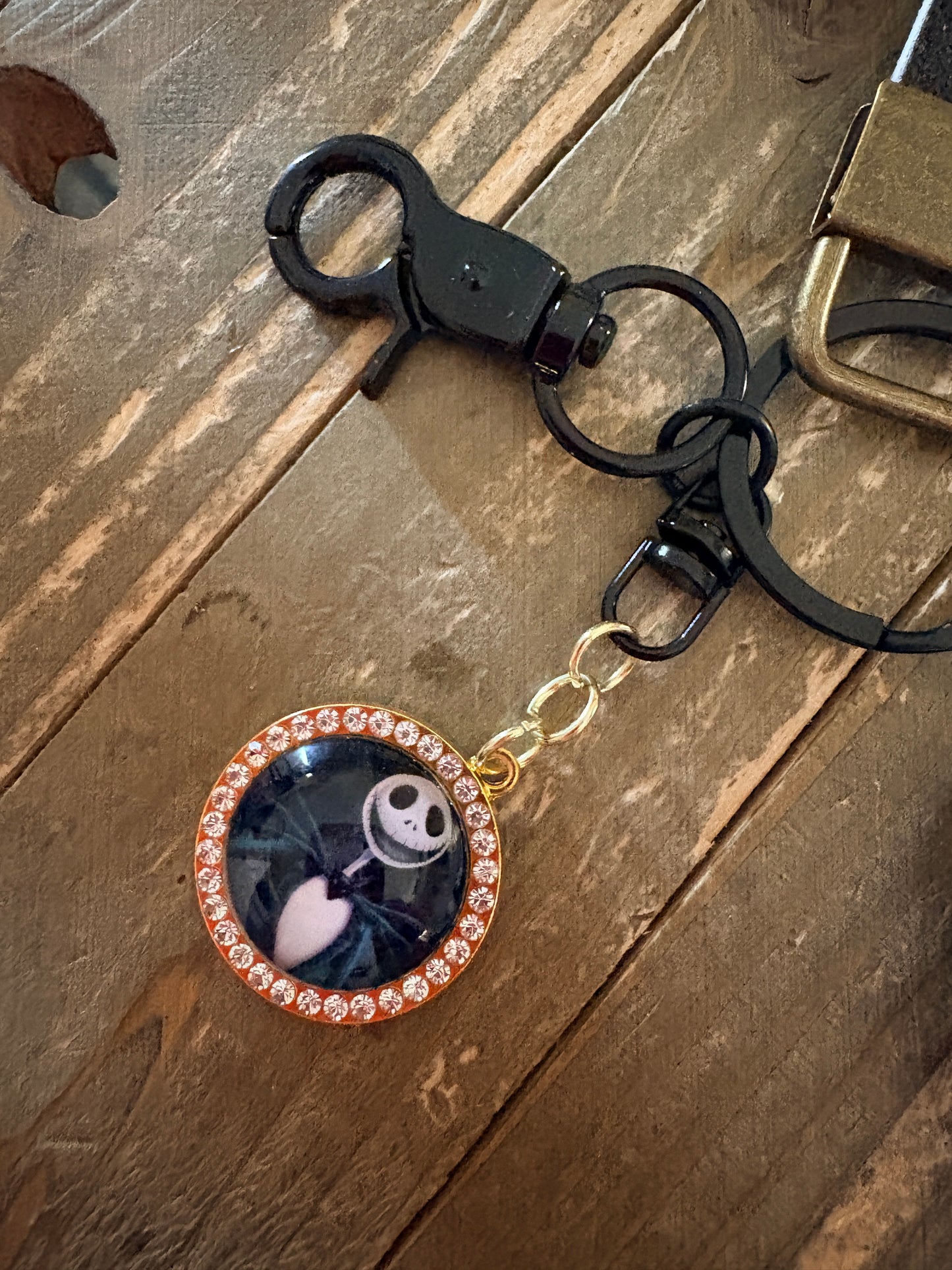 Jack Skellington Wristlet Keychain
