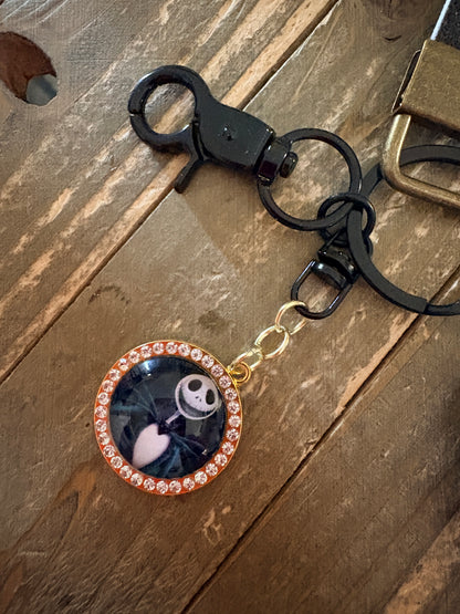 Jack Skellington Wristlet Keychain