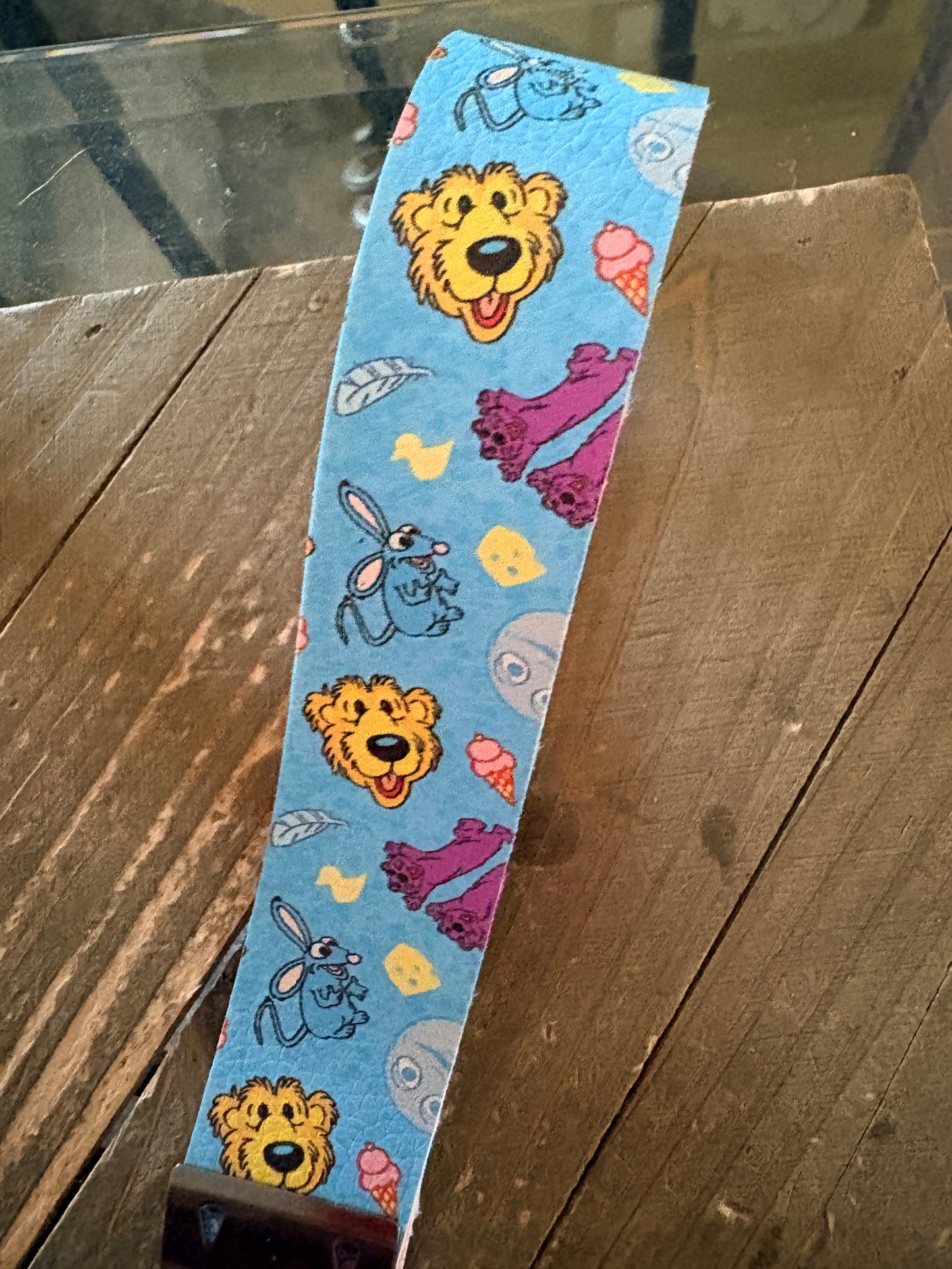 Pastel Pink Bear Wristlet Keychain