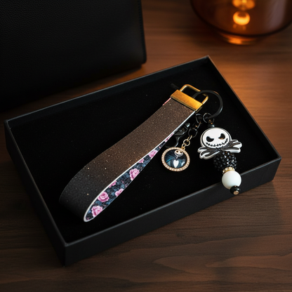 Jack Skellington Wristlet Keychain