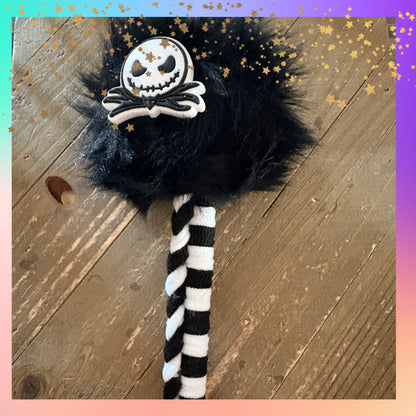 Jack Skellington Pom Pom Pen