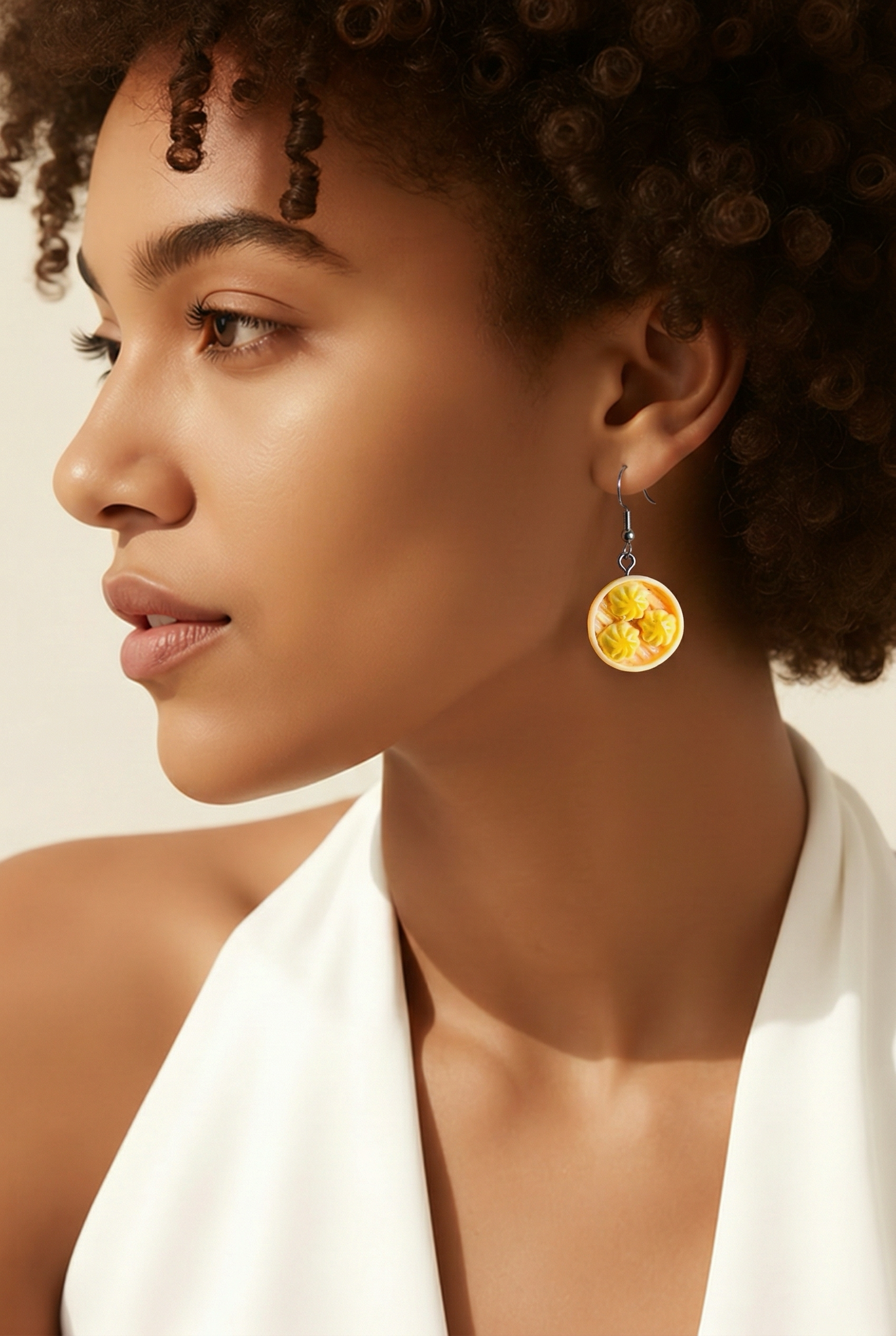 Dumplings Basket Earrings