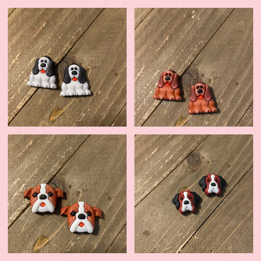 Dog Days Collection Post Earrings (4 to choose from)Pink tiful of LOVE