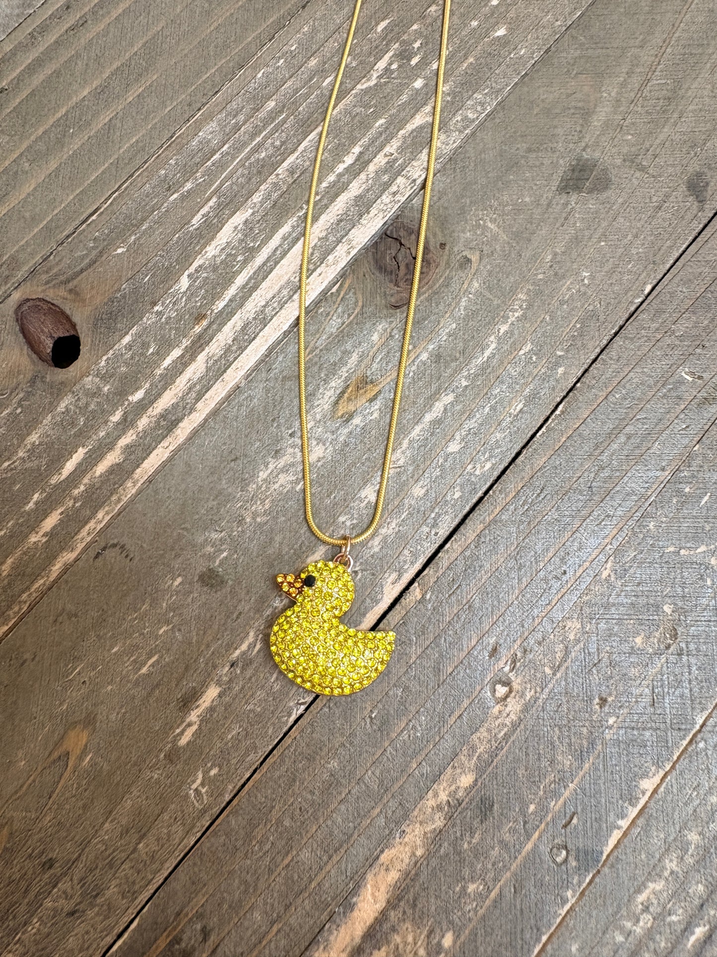 Ducky Pendant Necklace