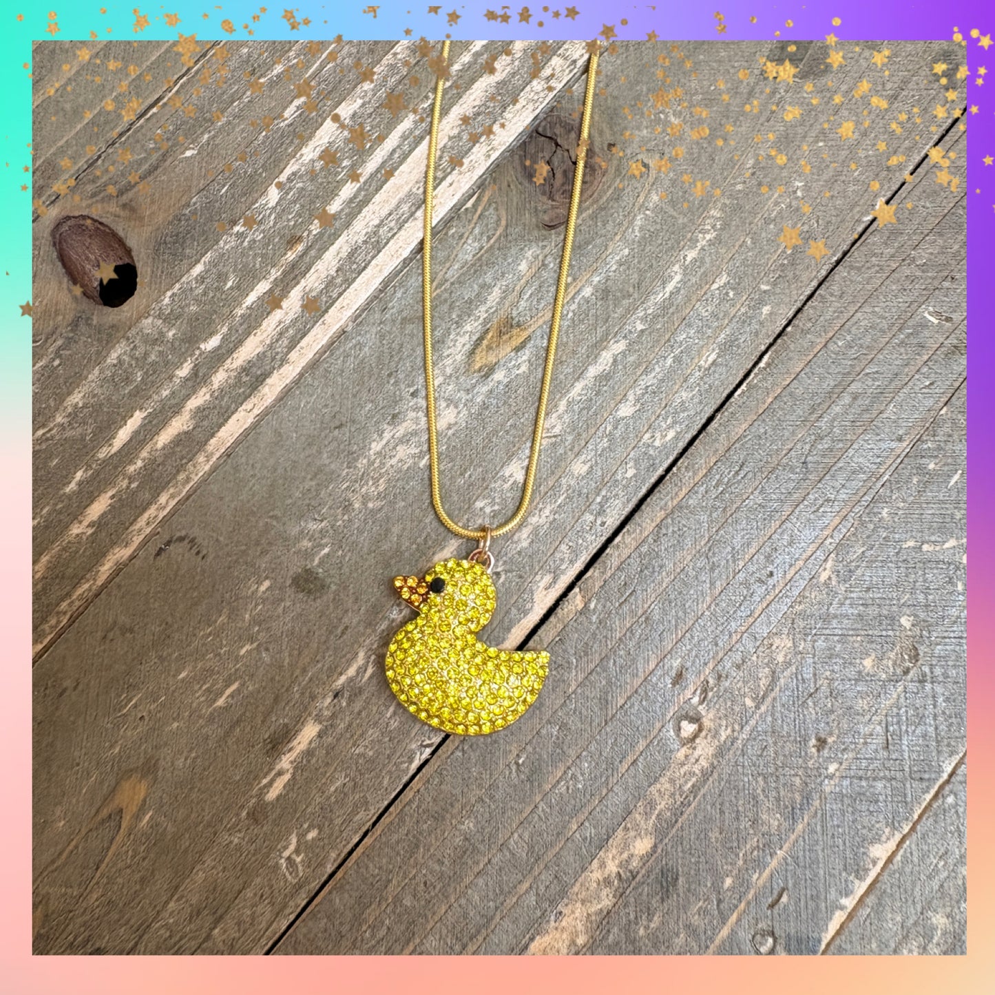 Ducky Pendant Necklace