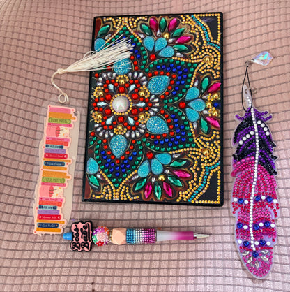 Colorful Boss Babe Bundle-includes Notebook, 2 Bookmarks & Pen