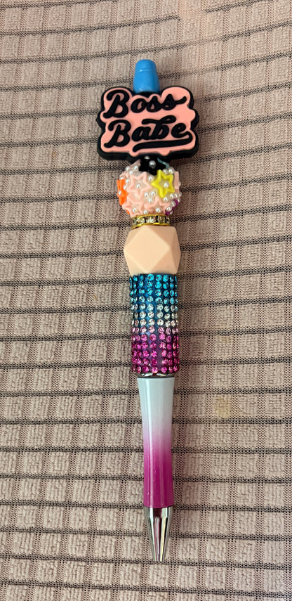 Colorful Boss Babe Bundle-includes Notebook, 2 Bookmarks & Pen