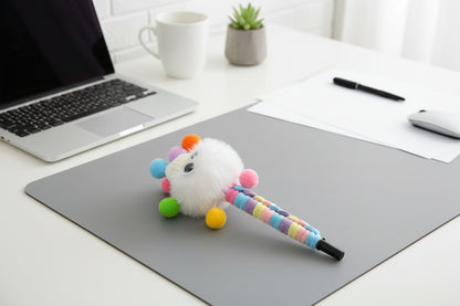 Adorable White Pom Pom Pen