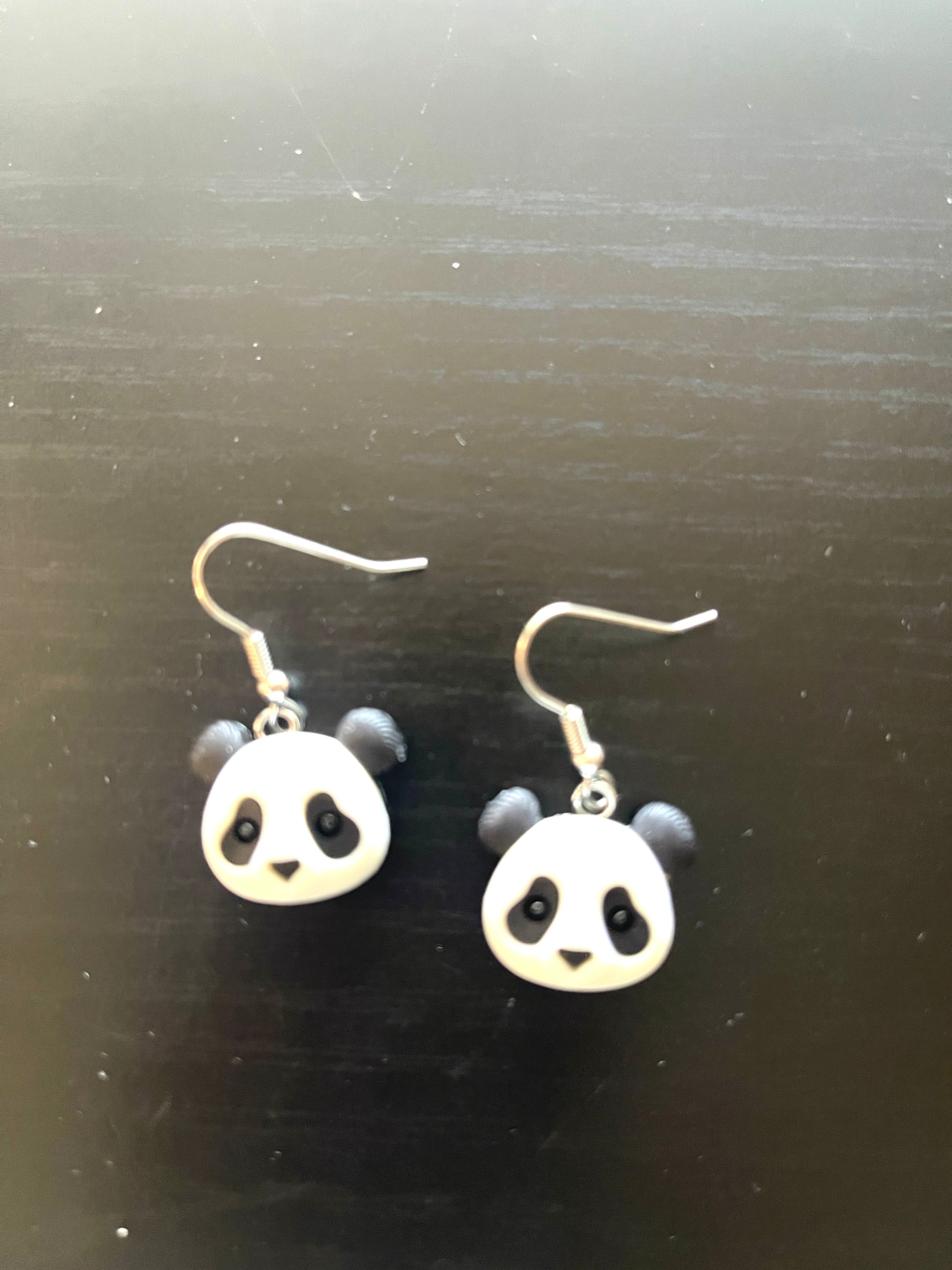 Adorable Panda Head wire EarringsPink tiful of LOVE