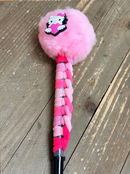 Shades of Pink Pom Pom Pens - 3 to choose from