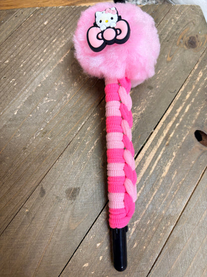 Shades of Pink Pom Pom Pens - 3 to choose from