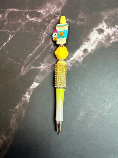 Coffee Beadable Pen