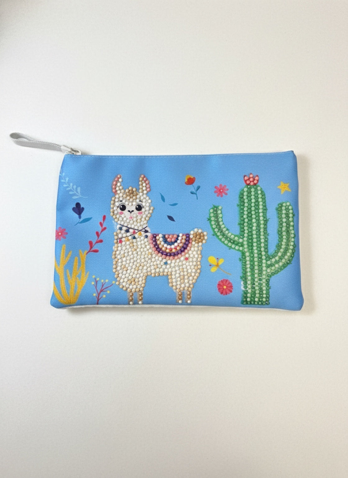 Llama Diamond Art Zippered Pouch