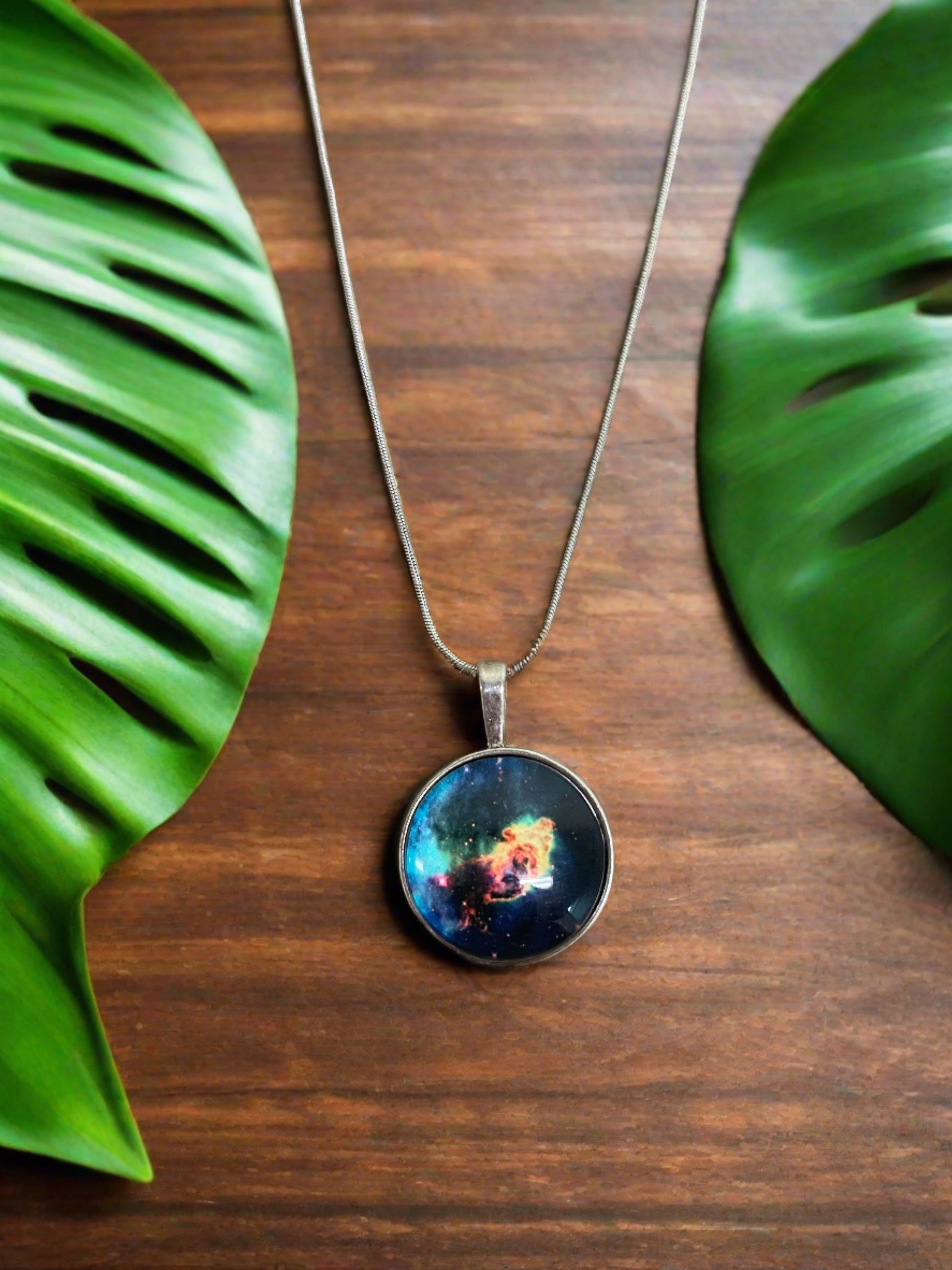Cosmic Sky Pendant on a Silver ChainPink tiful of LOVE
