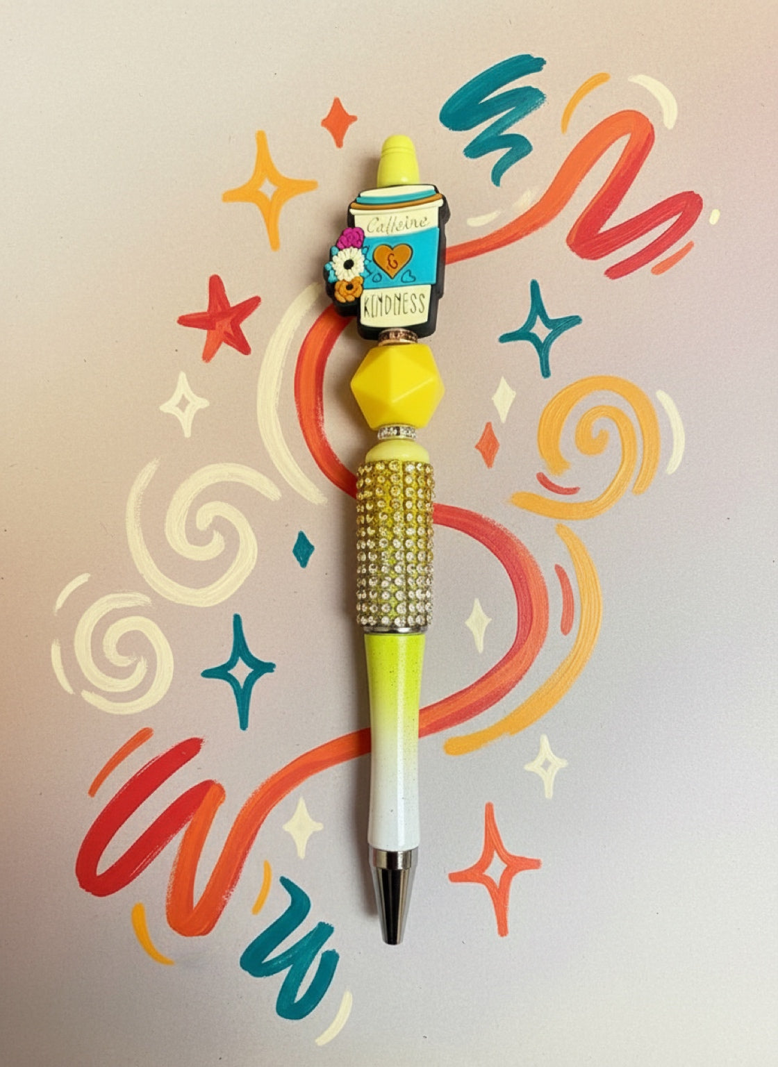 Coffee Beadable Pen