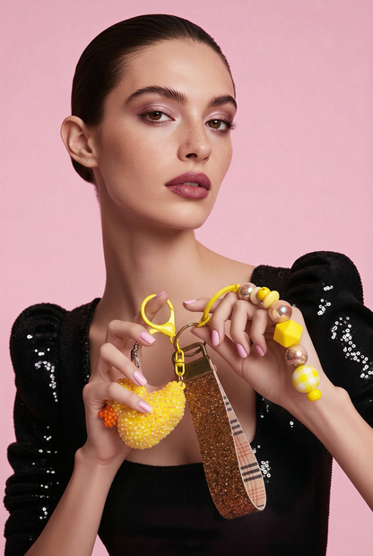 Rubber Ducky Wristlet Keychain