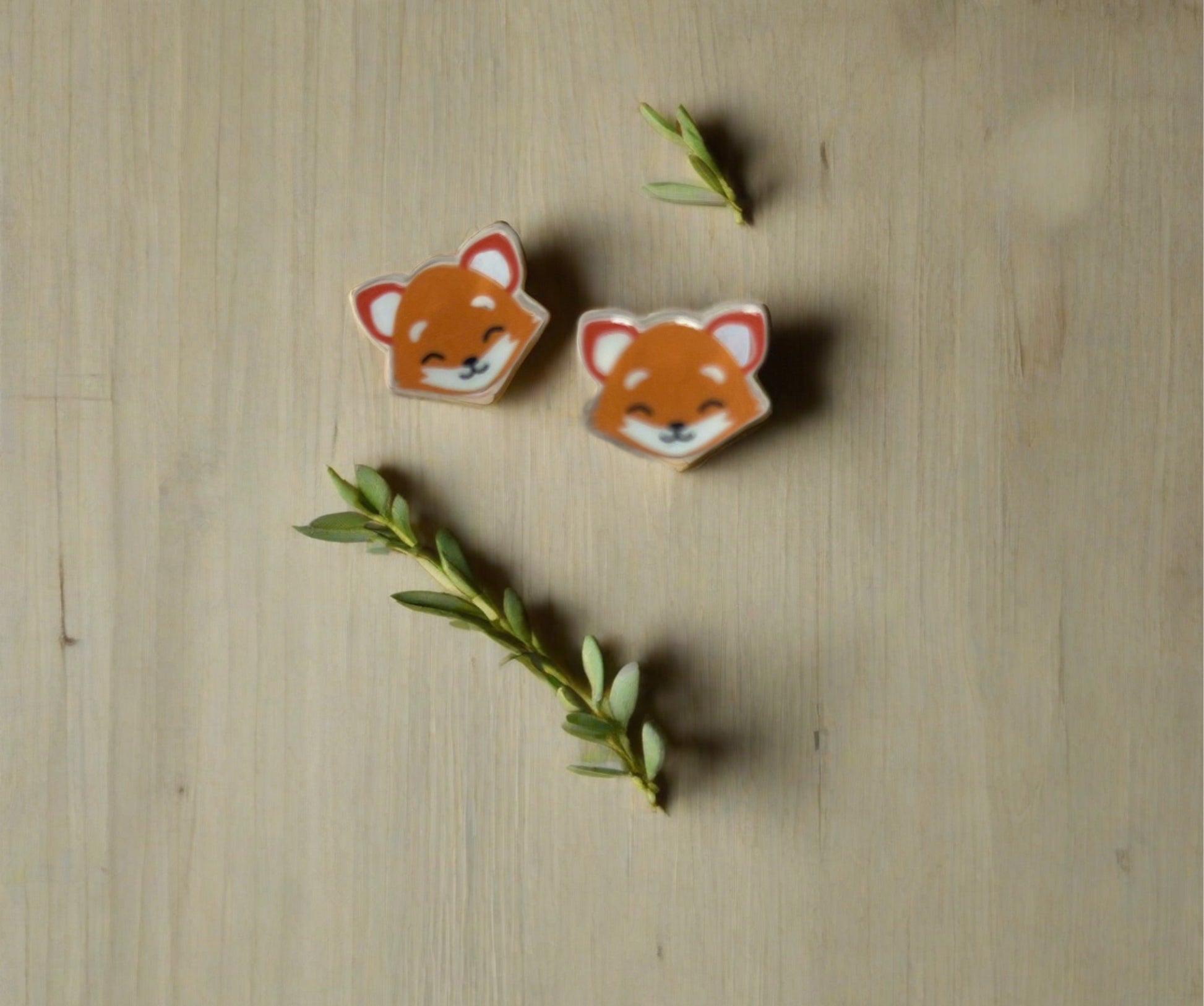 Fox Stud Earrings; sly and playfulPink tiful of LOVE