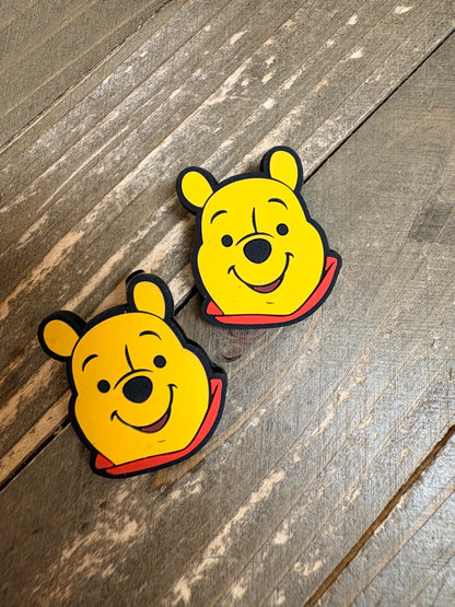 Sunny Yellow Bear Post Earrings – Cute Character-Inspired Studs