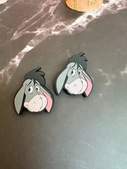 Sweet Grey Donkey Post Earrings – Cute Character-Inspired Studs