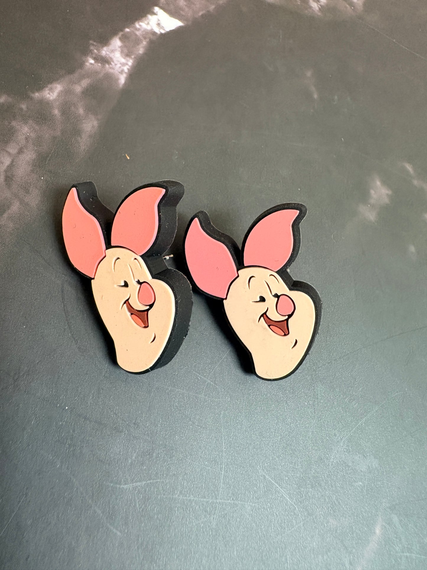 Sweet Pink Piglet Post Earrings – Cute Character-Inspired Studs