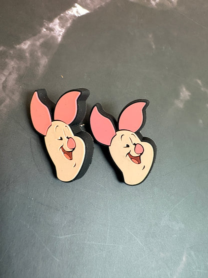 Sweet Pink Piglet Post Earrings – Cute Character-Inspired Studs