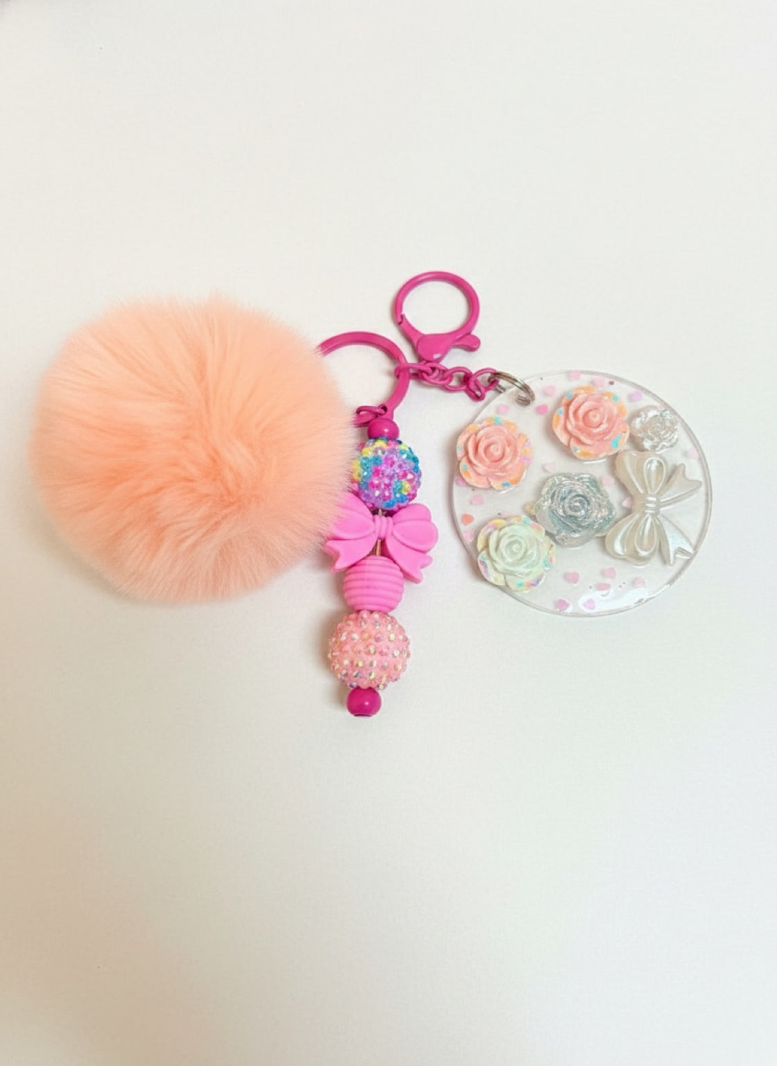 Pretty in Pink Keychain