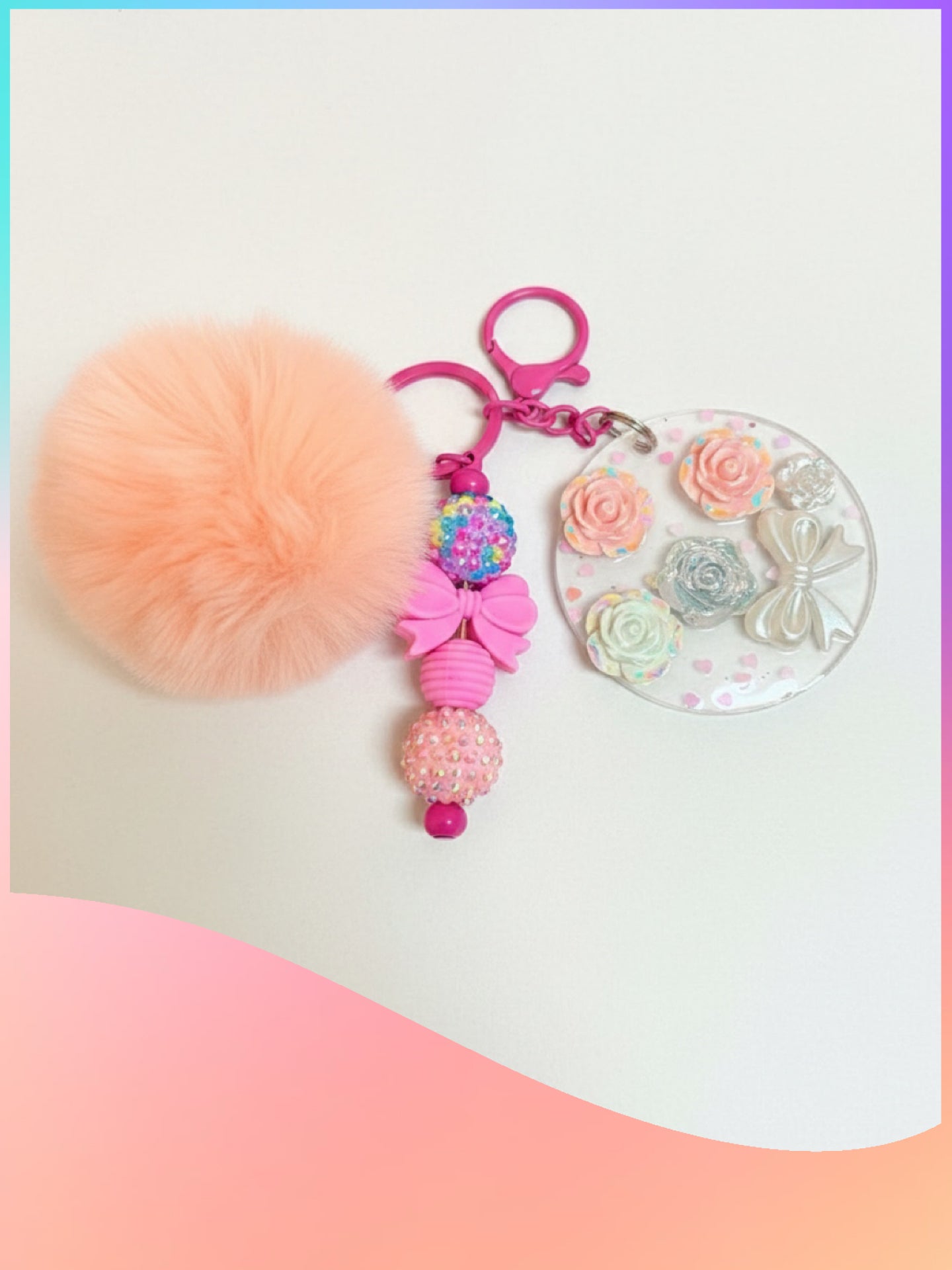 Pretty in Pink Keychain