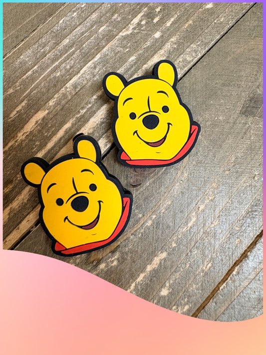 Sunny Yellow Bear Post Earrings – Cute Character-Inspired Studs