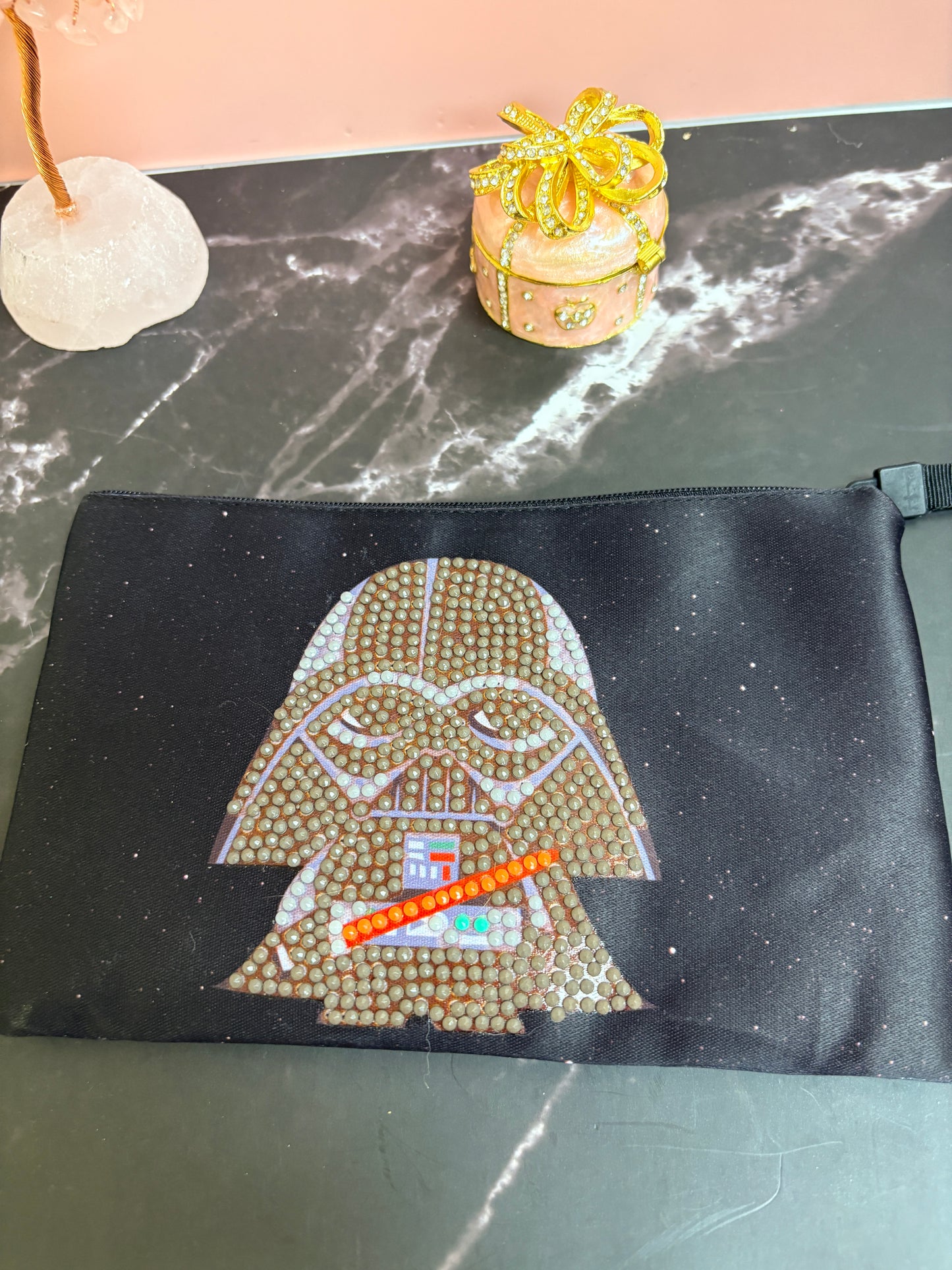 Galaxy Villain Diamond Art Zippered Pouch