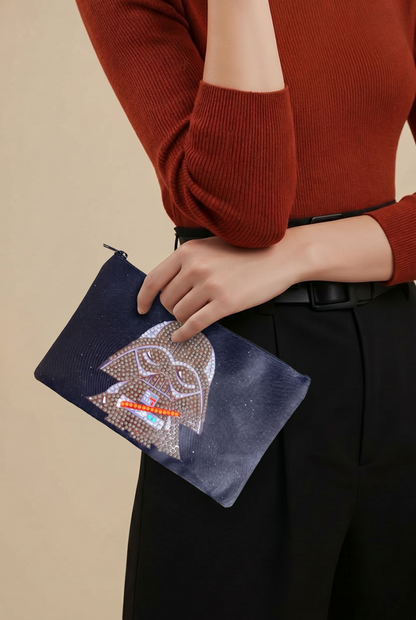 Galaxy Villain Diamond Art Zippered Pouch