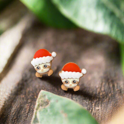 A Wonderful life-Sloth3 Christmas  Stud EarringsPink tiful of LOVE