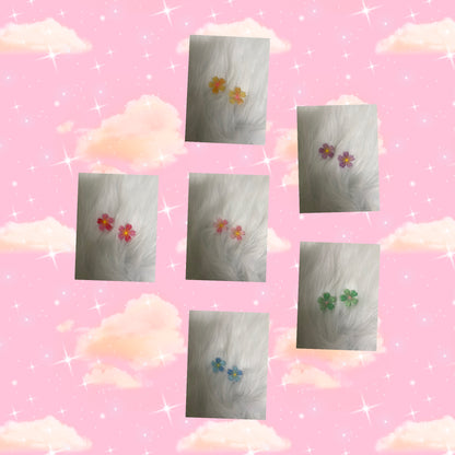FLORAL EXPLOSION COLLECTON Stud Earrings (6 different colors)Pink tiful of LOVE