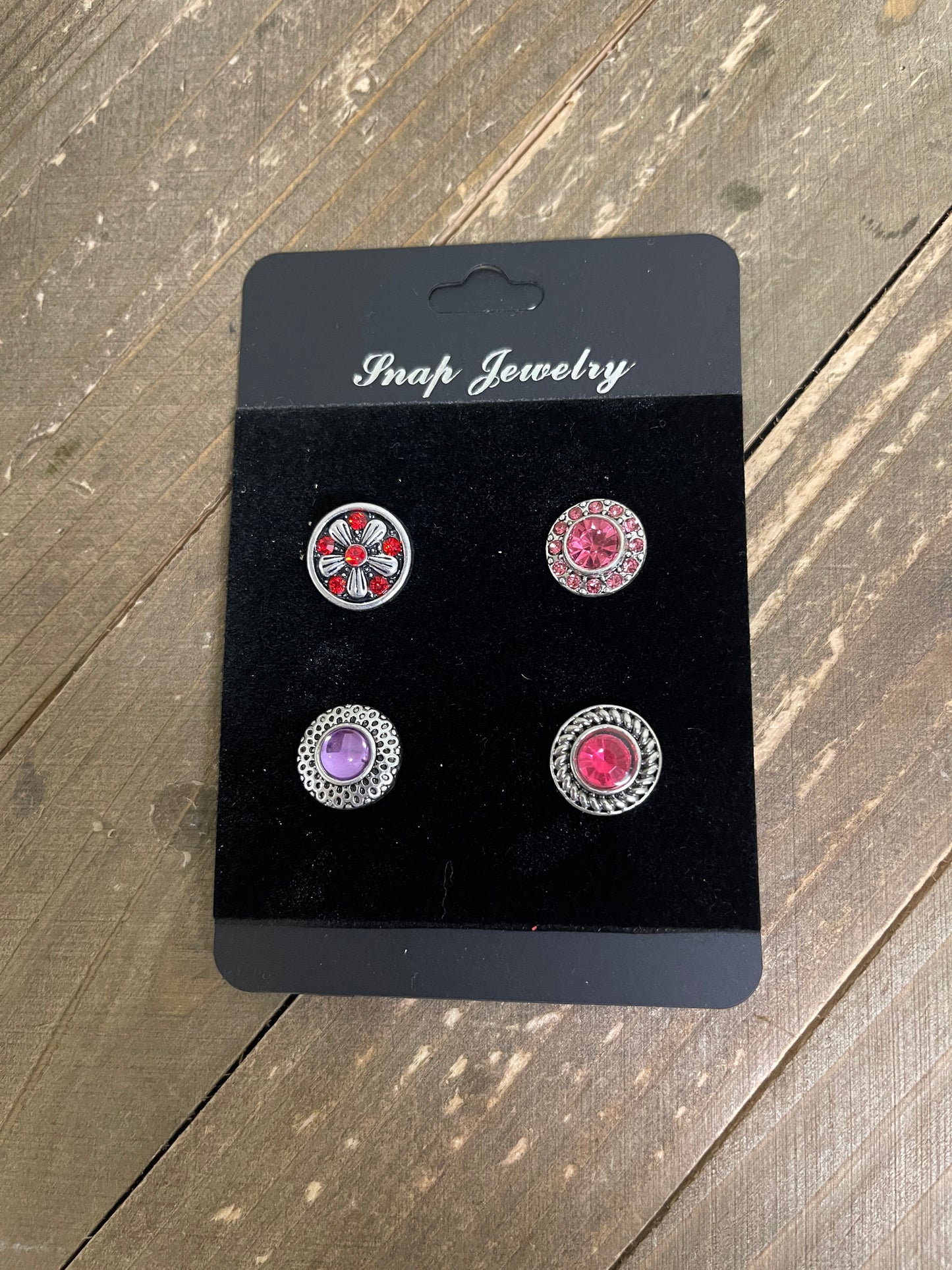 Mini SNAP LOT includes snap necklace, snap bracelet and 8 snapsPink tiful of LOVE