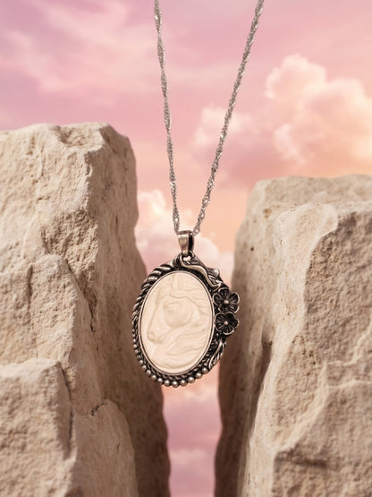 Horse Cameo Necklace