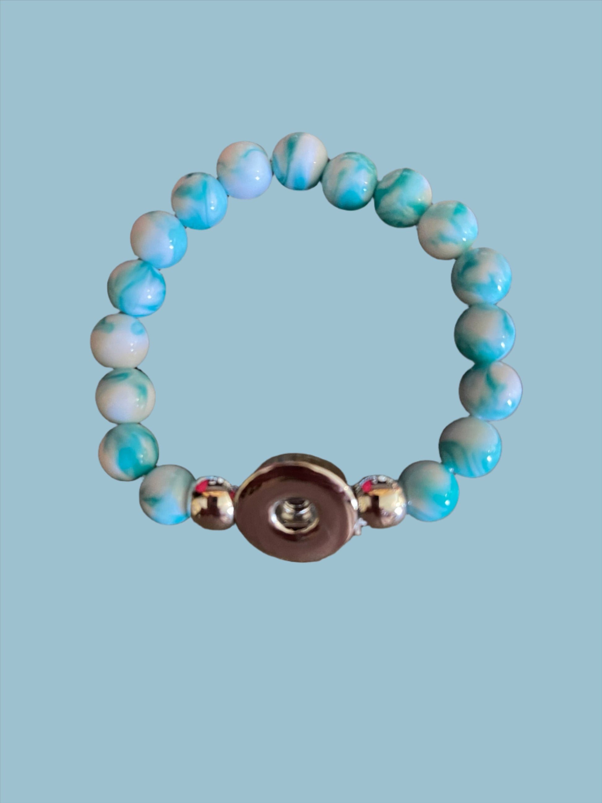 Interchangeable Jewelry Starter Set (9 Snaps &amp; 1 snap stretch bracelet)Pink tiful of LOVE