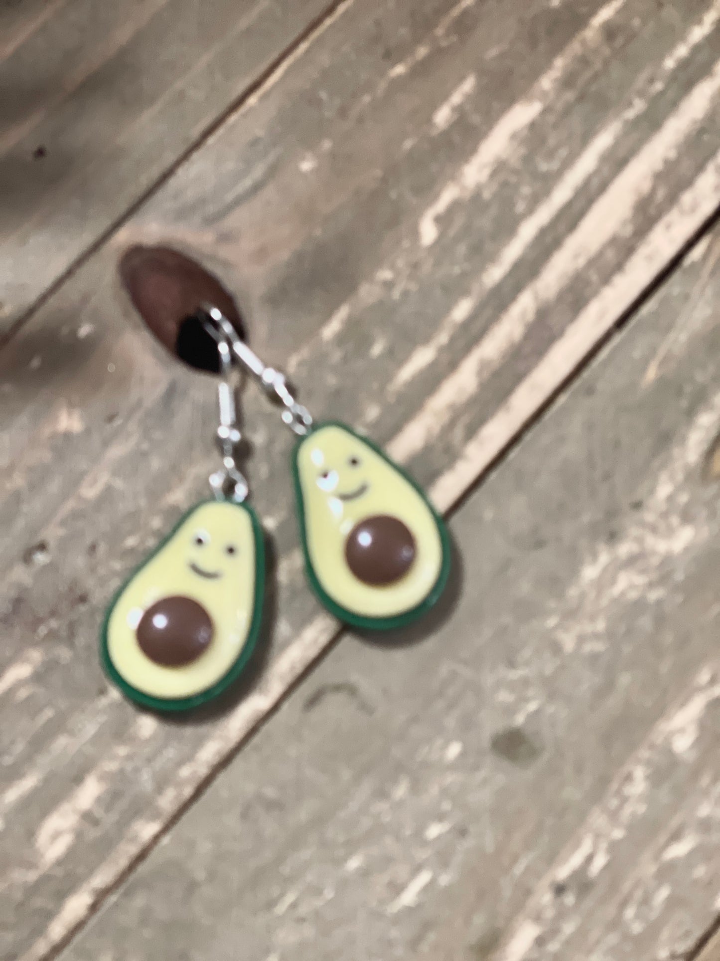 Smiling Avocado Wire EarringsPink tiful of LOVE