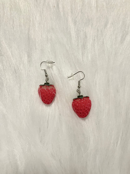 Strawberry Wire EarringsPink tiful of LOVE