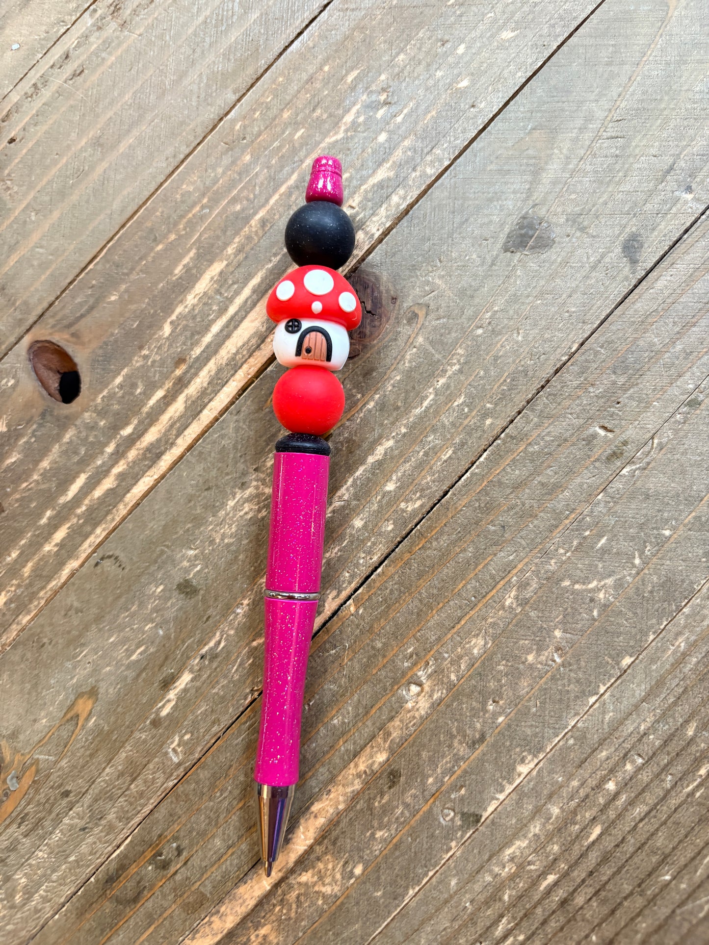 Mushroom Beaded Pen