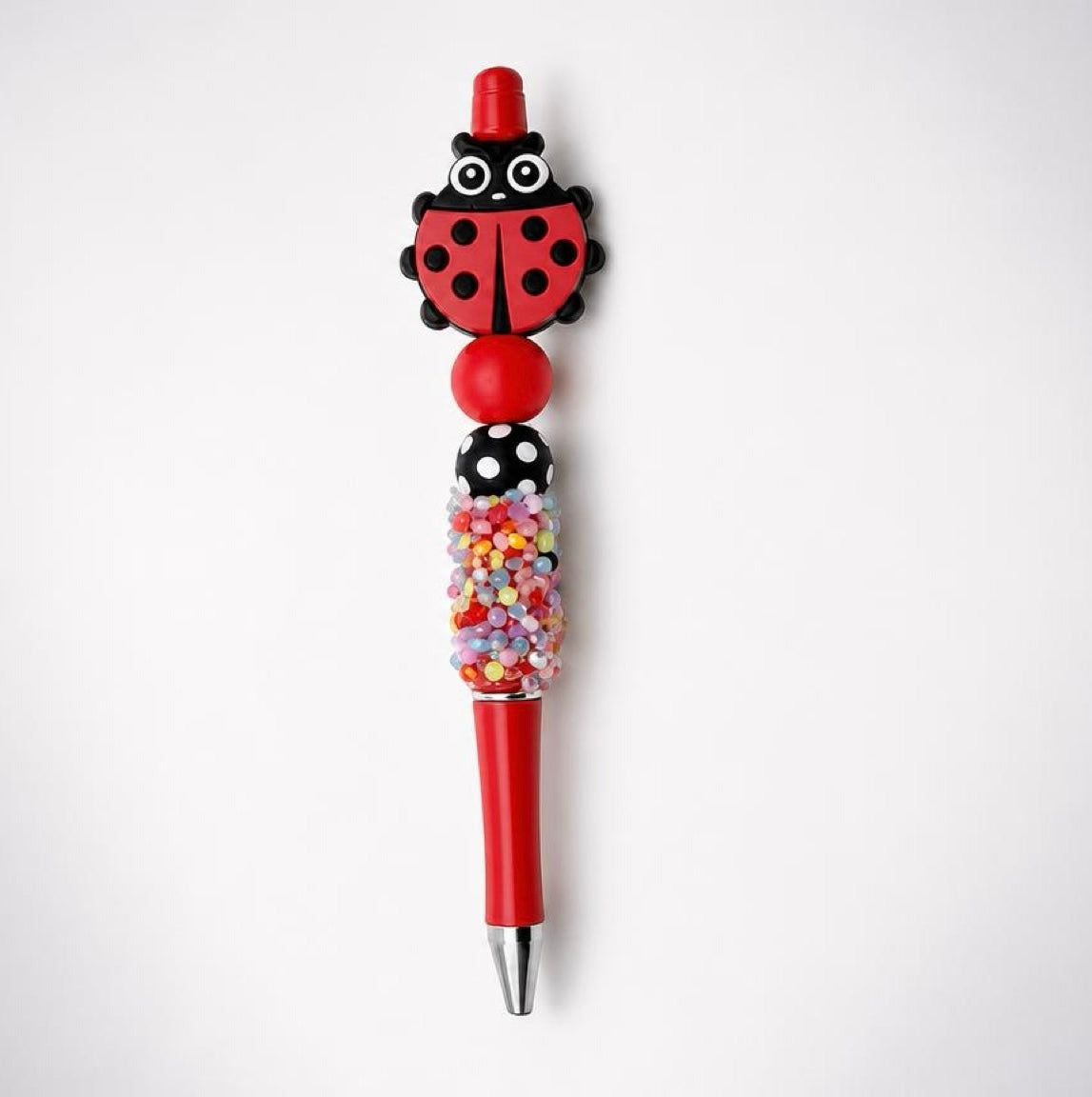 Ladybug Beaded Pen