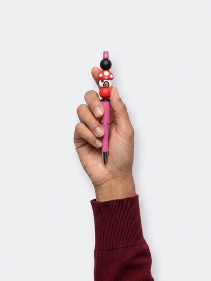Mushroom Beaded Pen