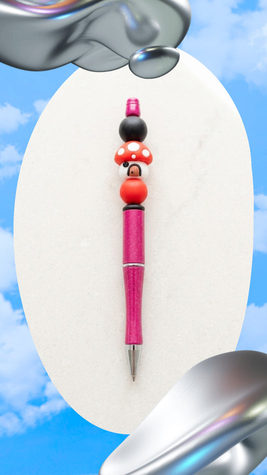 Mushroom Beaded Pen
