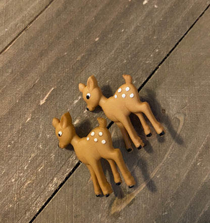 Forest Babies Deer Stud Earrings-Sweet Woodland Fawn Jewelry