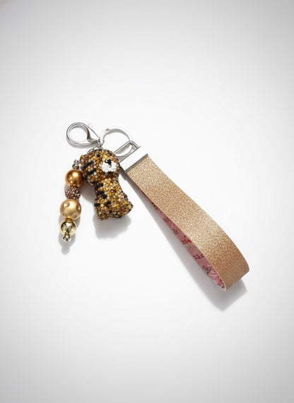 King of the Jungle Lion Flashlight Wristlet Keychain