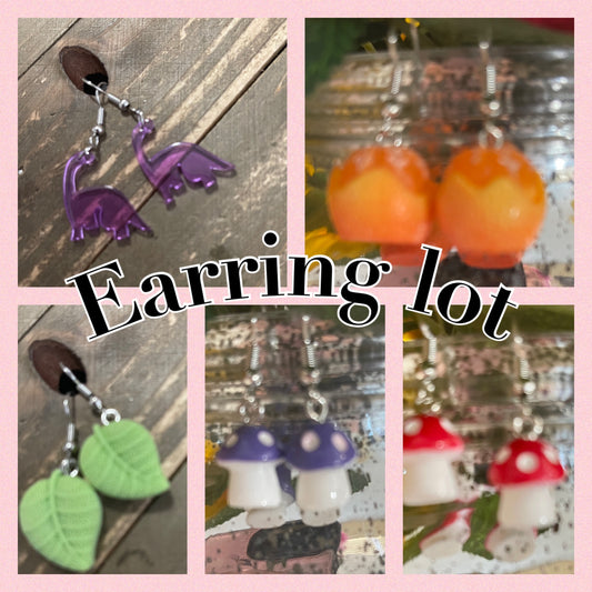 Assorted Wire Earrings Lot (5 prs)Pink tiful of LOVE
