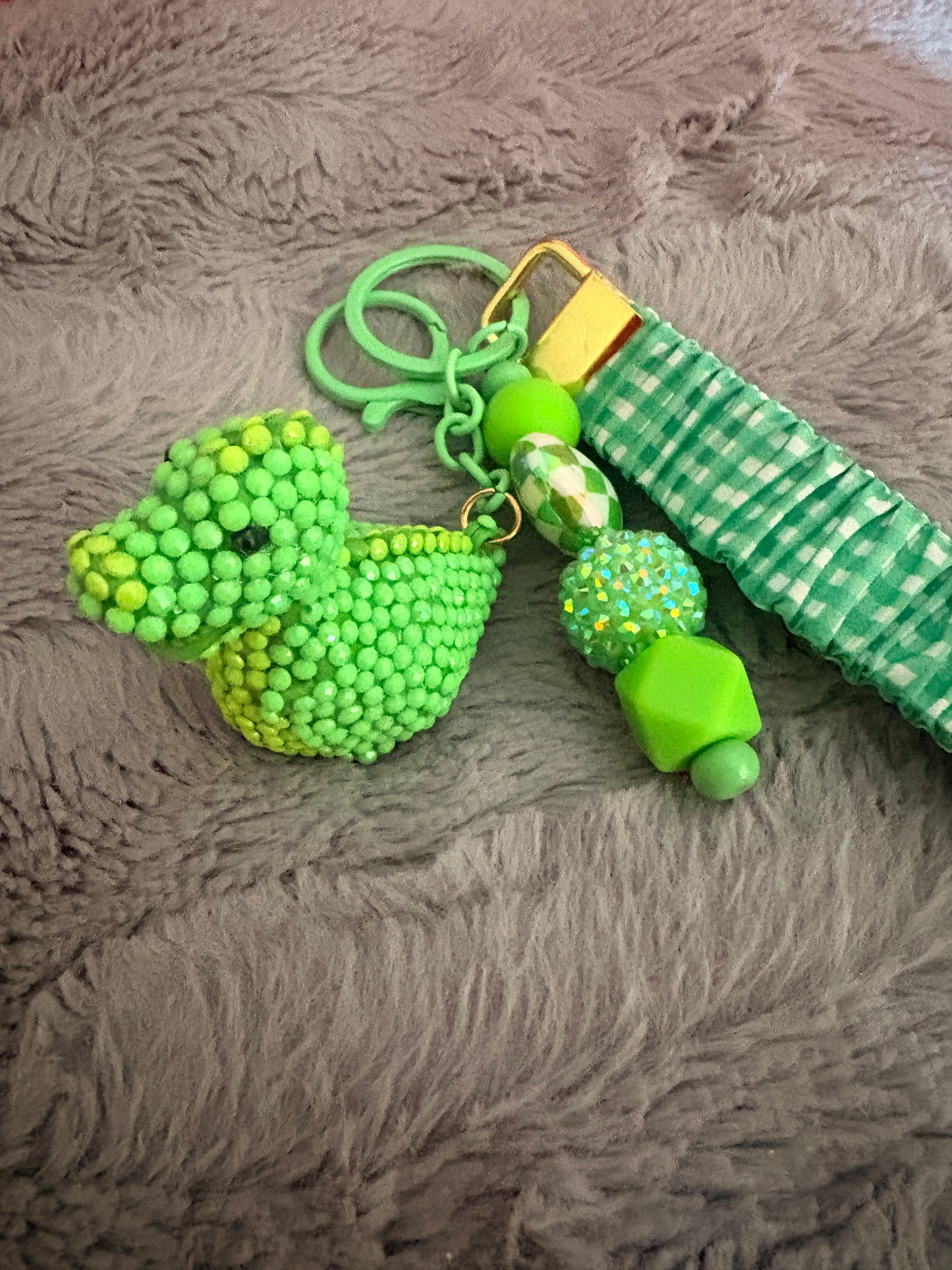 Green Dragon Wristlet Keychain
